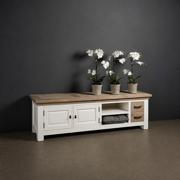 Tower Living tv meubel Parma Toscana 190x40x55 cm eiken