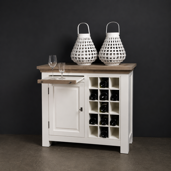 Tower Living wijnkast Parma Toscana 104x40x90 cm eiken