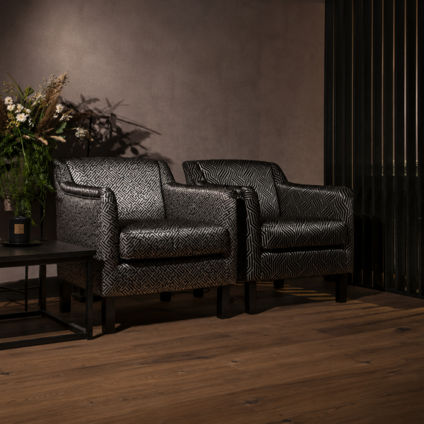 UrbanSofa-Bella-Fauteuil-Cobe-Chain-Black-Cobe-Maze-Black