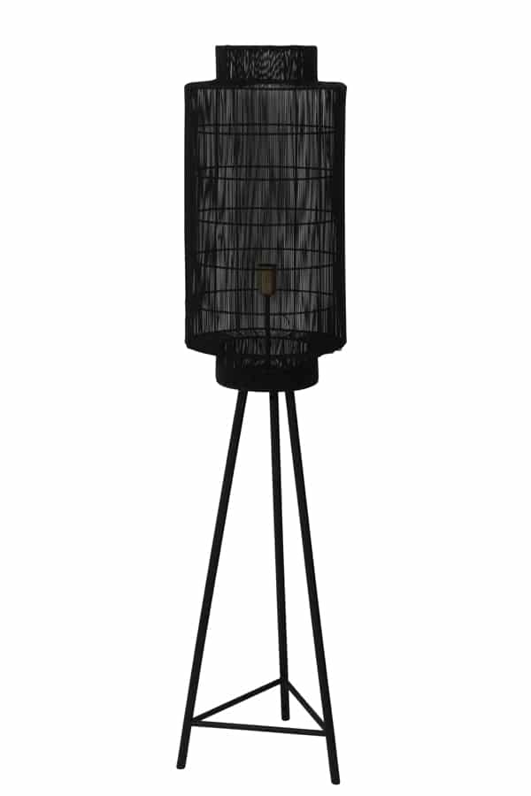 Light & Living vloerlamp driepoot Ø32x150 cm Gruaro mat zwart-antiek brons