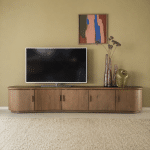 Eleonora tv meubel Josh 240x42x43 cm eiken bruin
