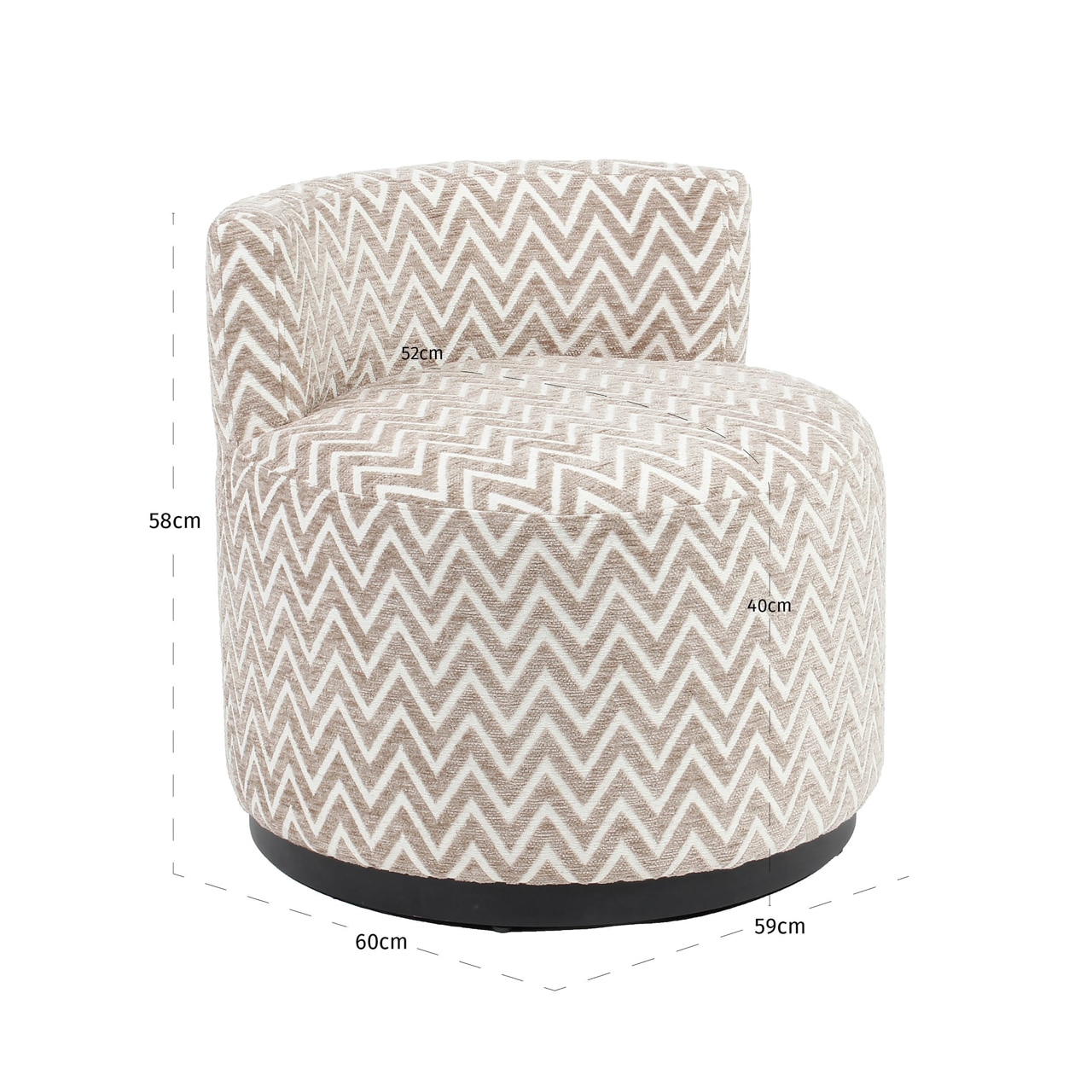 Richmond Interiors fauteuil Franny sand
