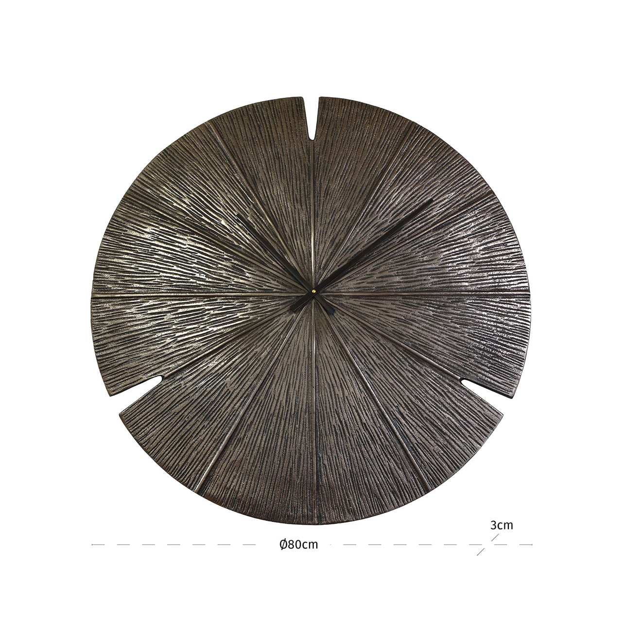 Richmond Interiors klok Ø80 cm Blaise brons
