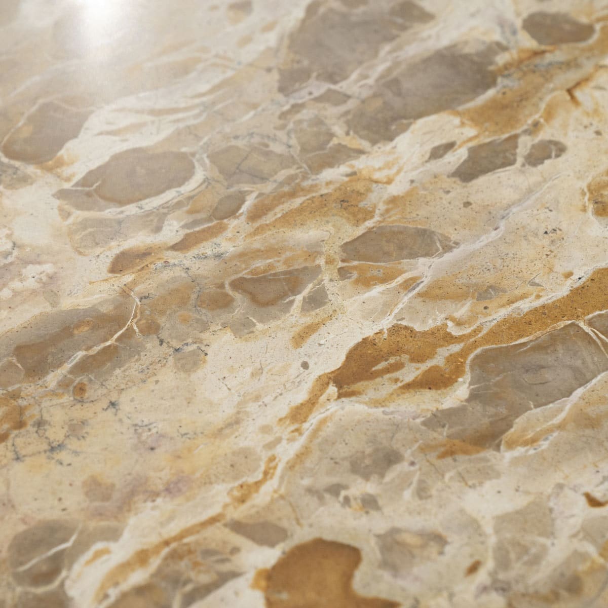 By-Boo salontafel Marnish beige 70x70x28 cm marmer