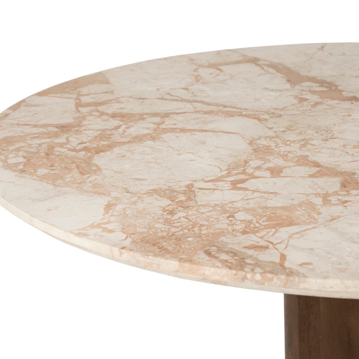 Eleonora eettafel Ted 130 cm rond marmer