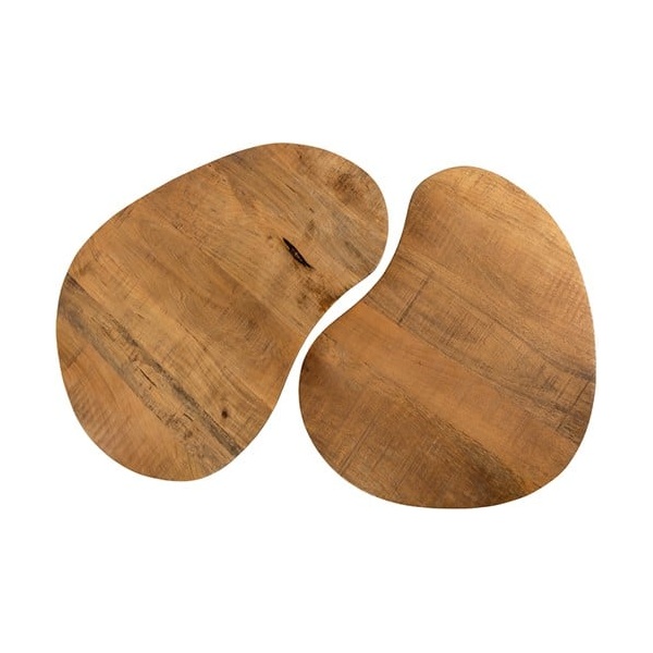 Nijwie MySons Erfurt salontafel organisch, set van 2, Smooth Natural - Must Have Collection