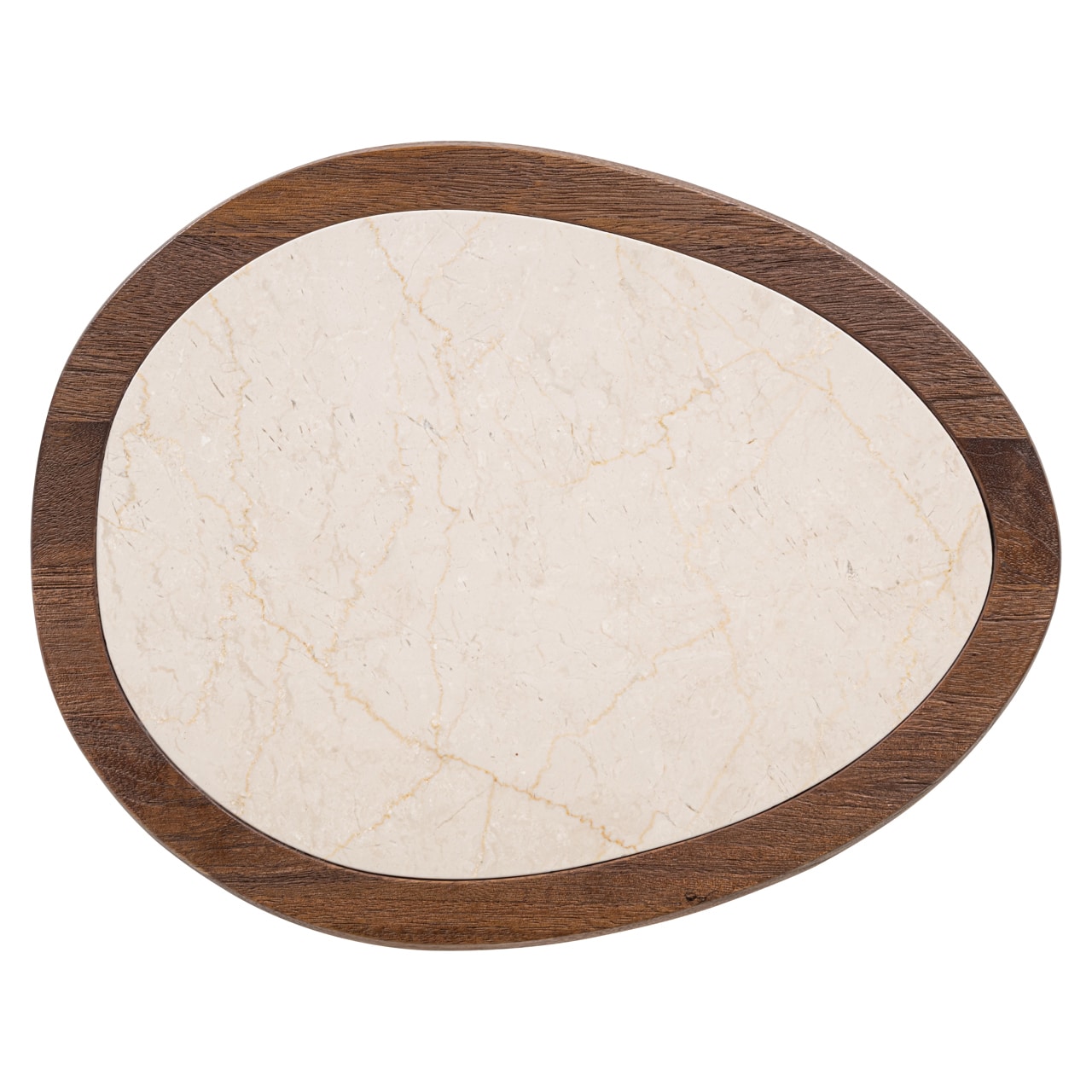 Richmond Interiors bijzettafel Melrose 39x50x51 cm marmer