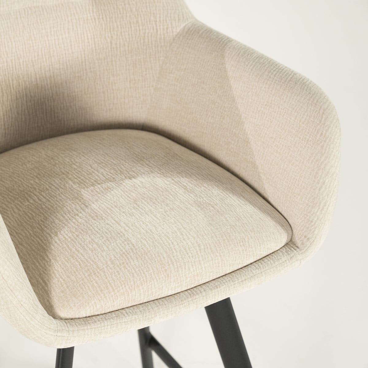 By-Boo barstoel Bliss met arm beige