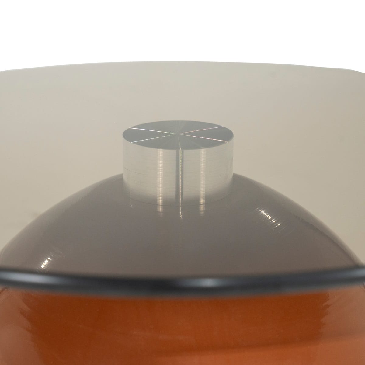By-Boo bijzettafel Irona caramel 39,5x39,5x52 cm glas