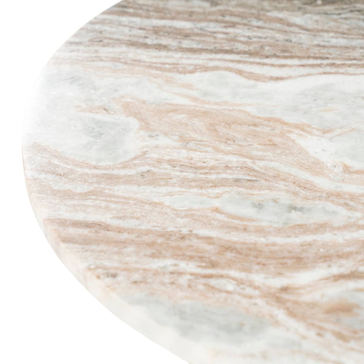 By-Boo bijzettafel LoopStone 52x52x51 cm marmer