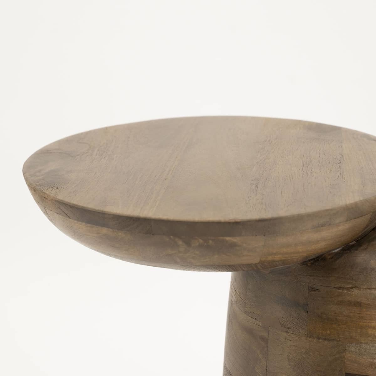 By-Boo bijzettafel Woomble 40x34x47 cm mangohout