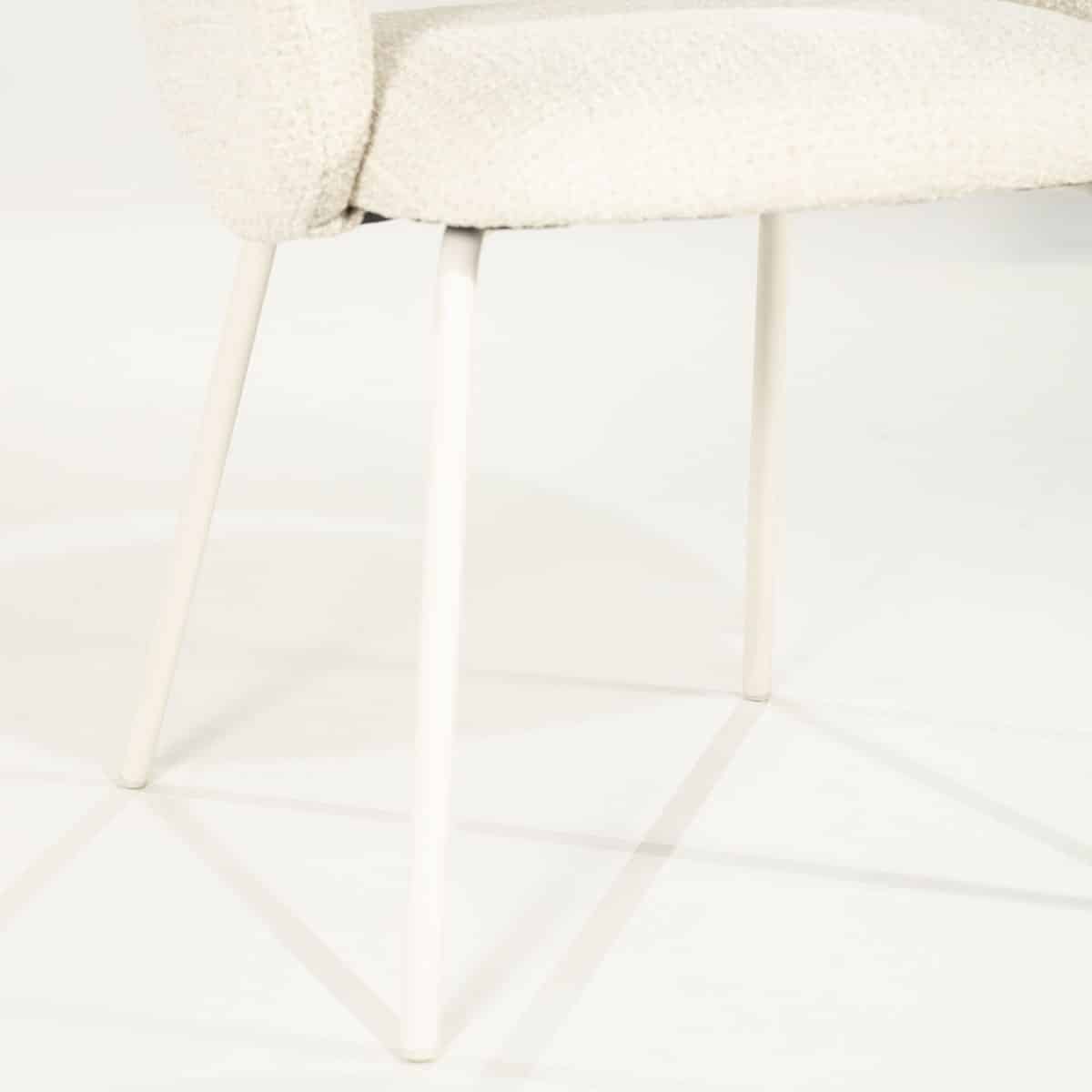 By-Boo eetkamerstoel Story met arm beige (set van 2)