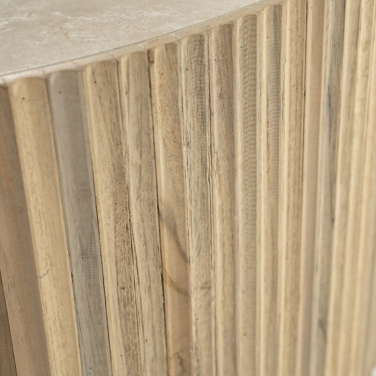 By-Boo salontafel Nice set van 2 naturel keramiek