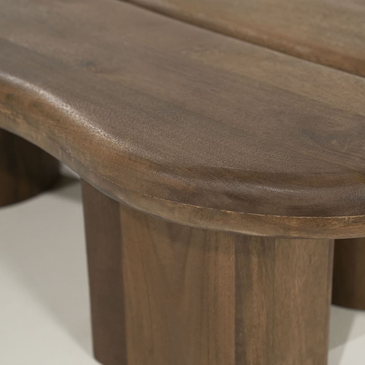 By-Boo salontafel Yuo 100x80x30 cm bruin mangohout