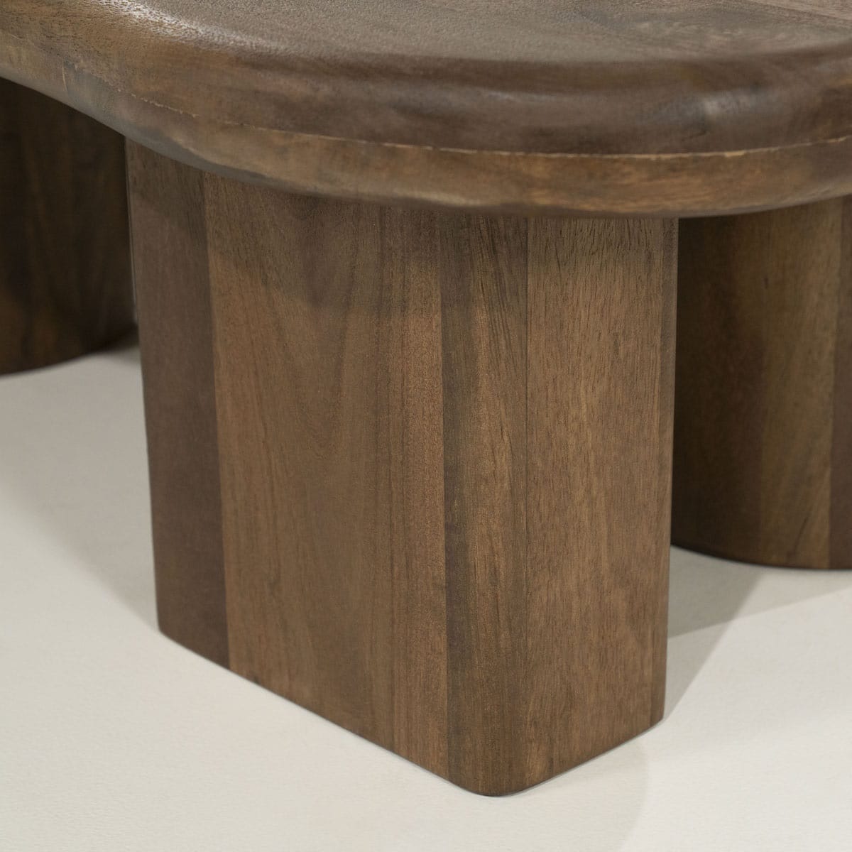 By-Boo salontafel Yuo 100x80x30 cm bruin mangohout