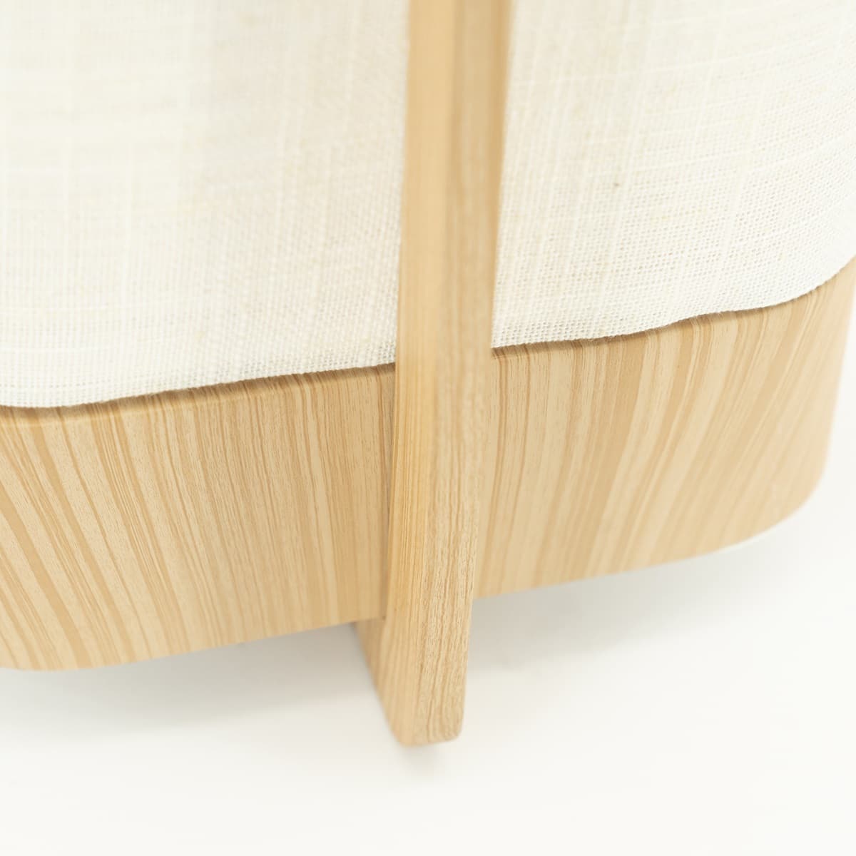 By-Boo tafellamp 20x20x31,5 cm Aterlier naturel linnen