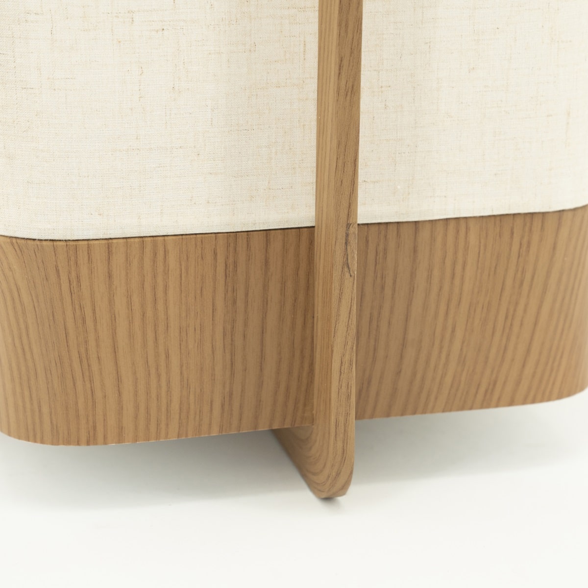 By-Boo tafellamp 27x27x42,5 cm Aterlier bruin linnen