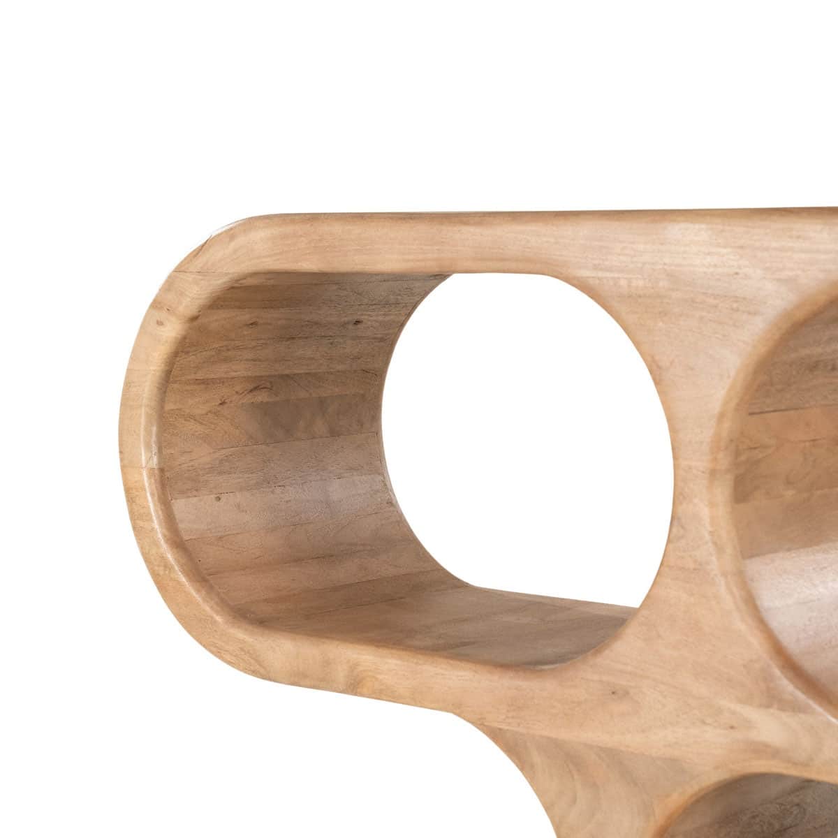 By-Boo wandkast Esu 120x31x150 cm mangohout