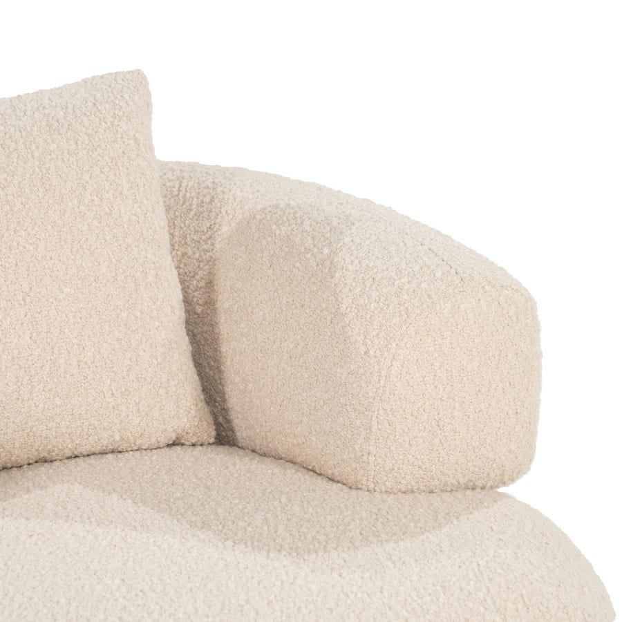 Eleonora fauteuil Bruno met arm beige