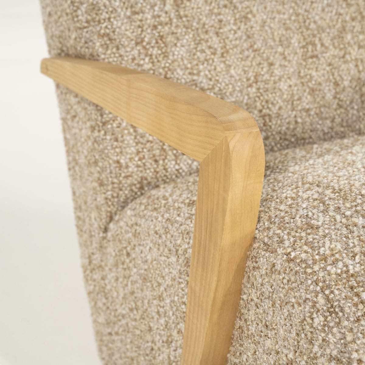 Eleonora fauteuil Olek met arm taupe bay