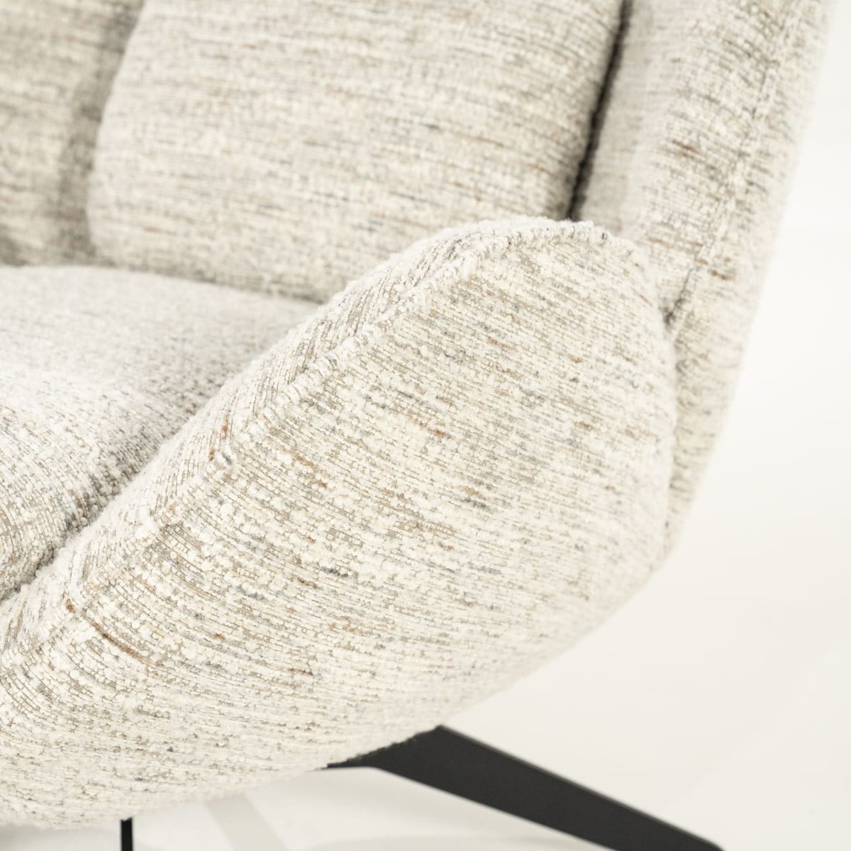 Eleonora fauteuil Ryan met arm beige