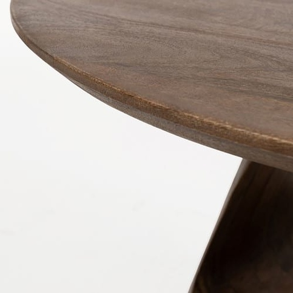 detailfoto Nijwie MySons Bremen salontafel Ø60, H45, Mango Matt Walnut - Must Have Collection