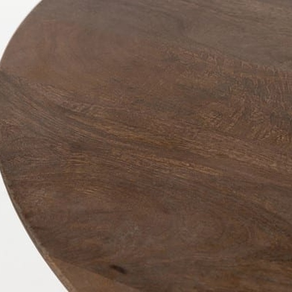 Nijwie MySons Bremen salontafel Ø70, H38, Mango Matt Walnut - Must Have Collection
