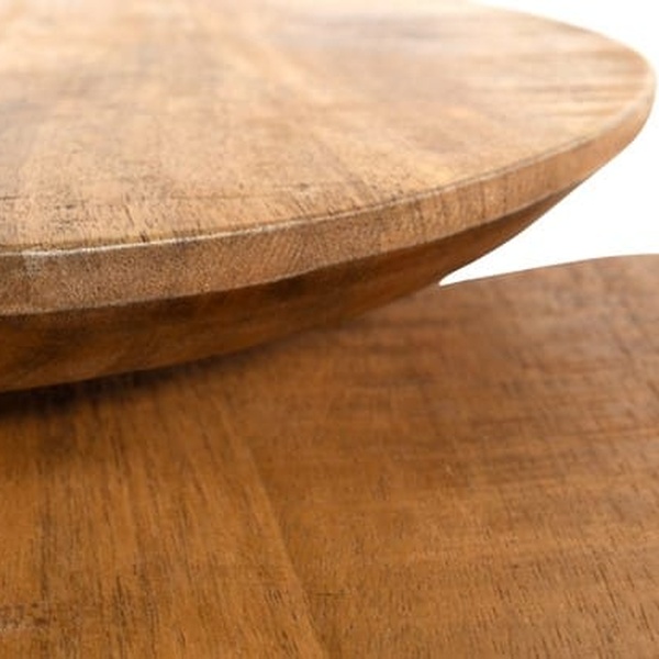 Nijwie MySons Erfurt salontafel organisch, set van 2, Smooth Natural - Must Have Collection