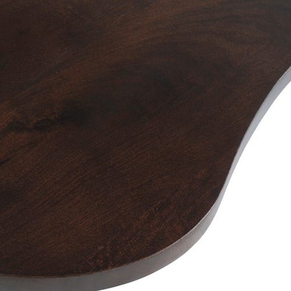 Nijwie MySons Firenze salontafel 85, boon vorm, Mango Brown Walnut - Mix & Match Collection