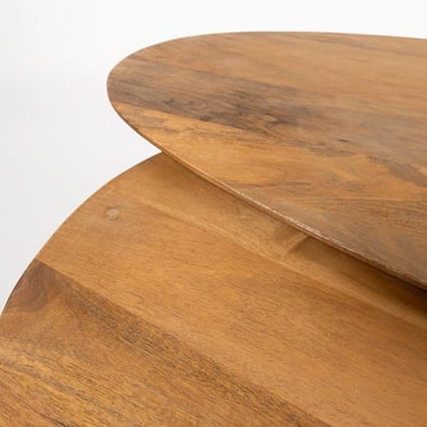 detailfoto Nijwie MySons Kassel salontafel organisch, set van 2, Smooth Natural (17mm) - Must Have Collection
