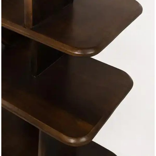 detailfoto Nijwie MySons Oregano boekenkast 140, Mango Brown Walnut - Oregano Collection