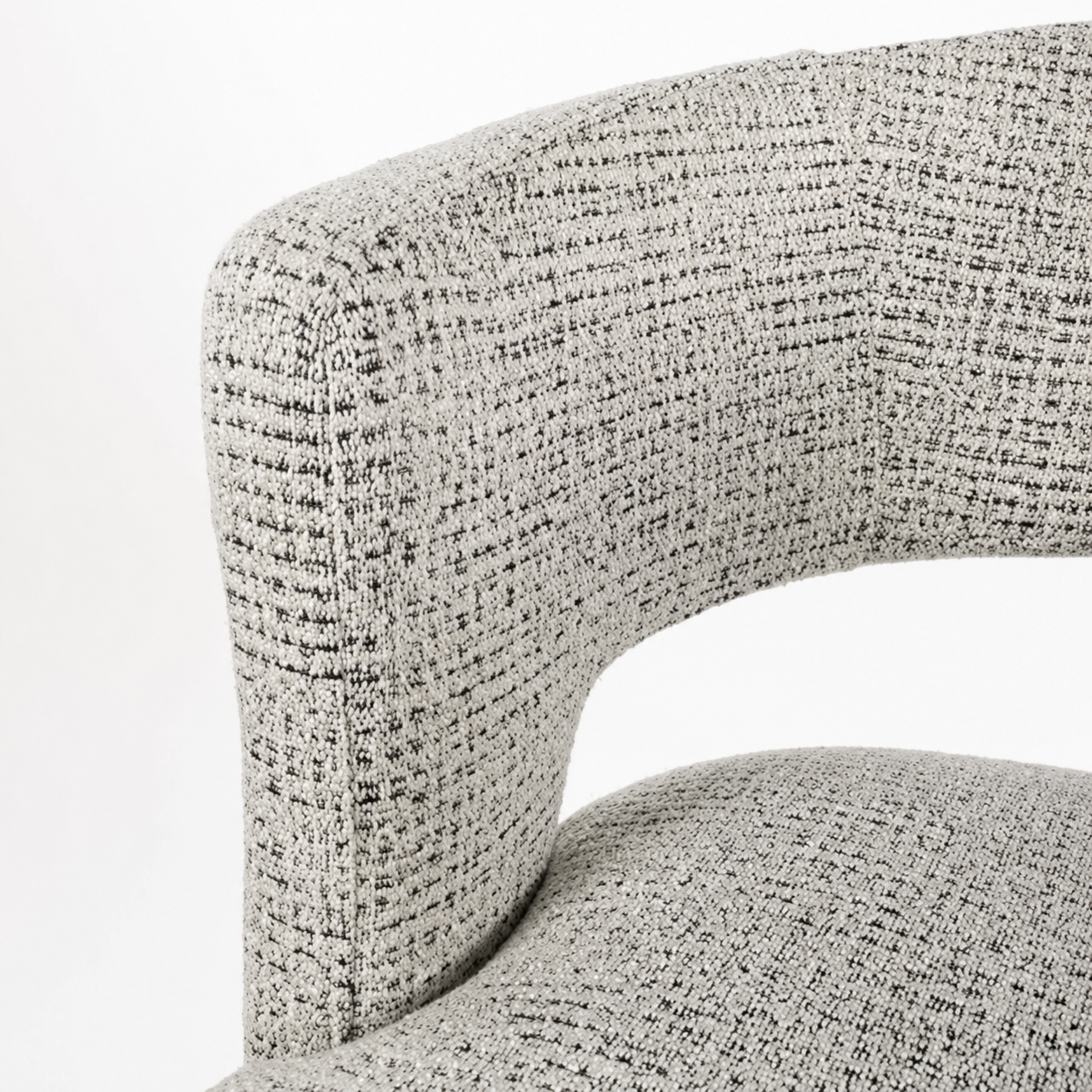 detailfoto Nijwie MySons barstoel Bruce - draaipoot 360 - Coco - Salt 'n Pepper 80 - Star Collection
