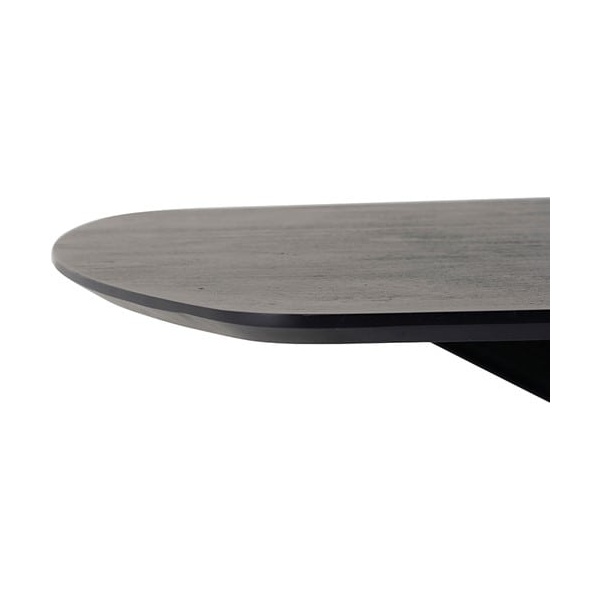 Nijwie MySons eettafel deens ovaal 210x105x78 cm Acacia Black – Akagi Table Collection