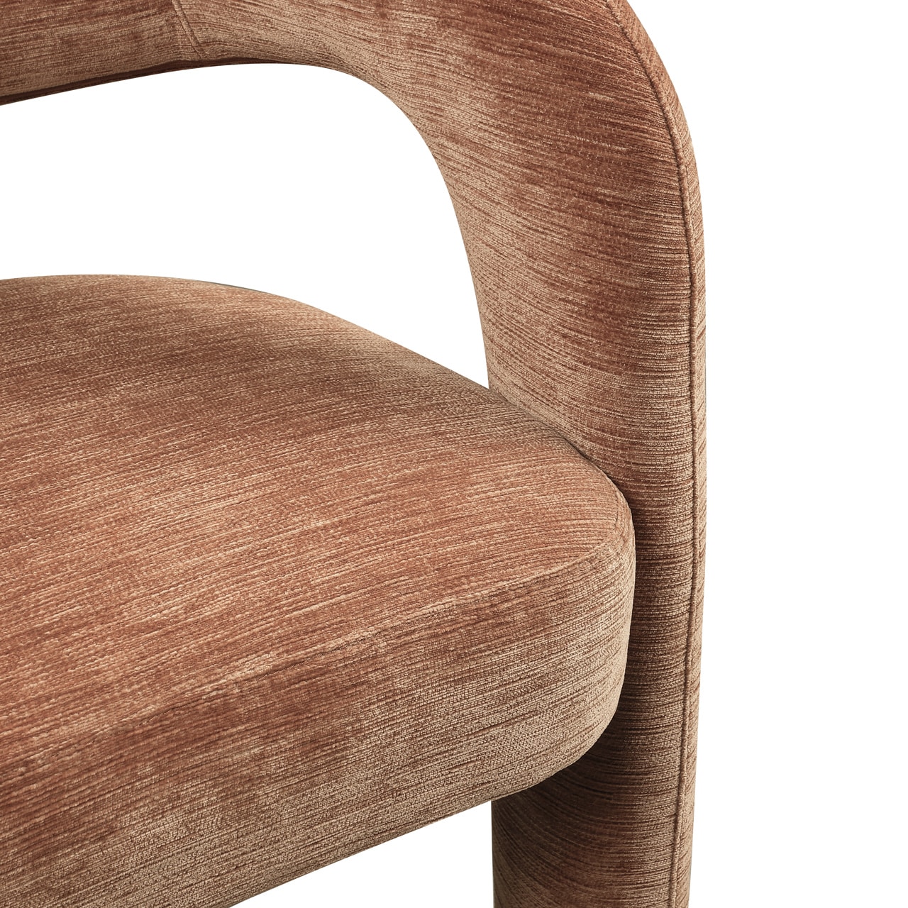Richmond Interiors eetkamerstoel Soho met arm mocha mousse