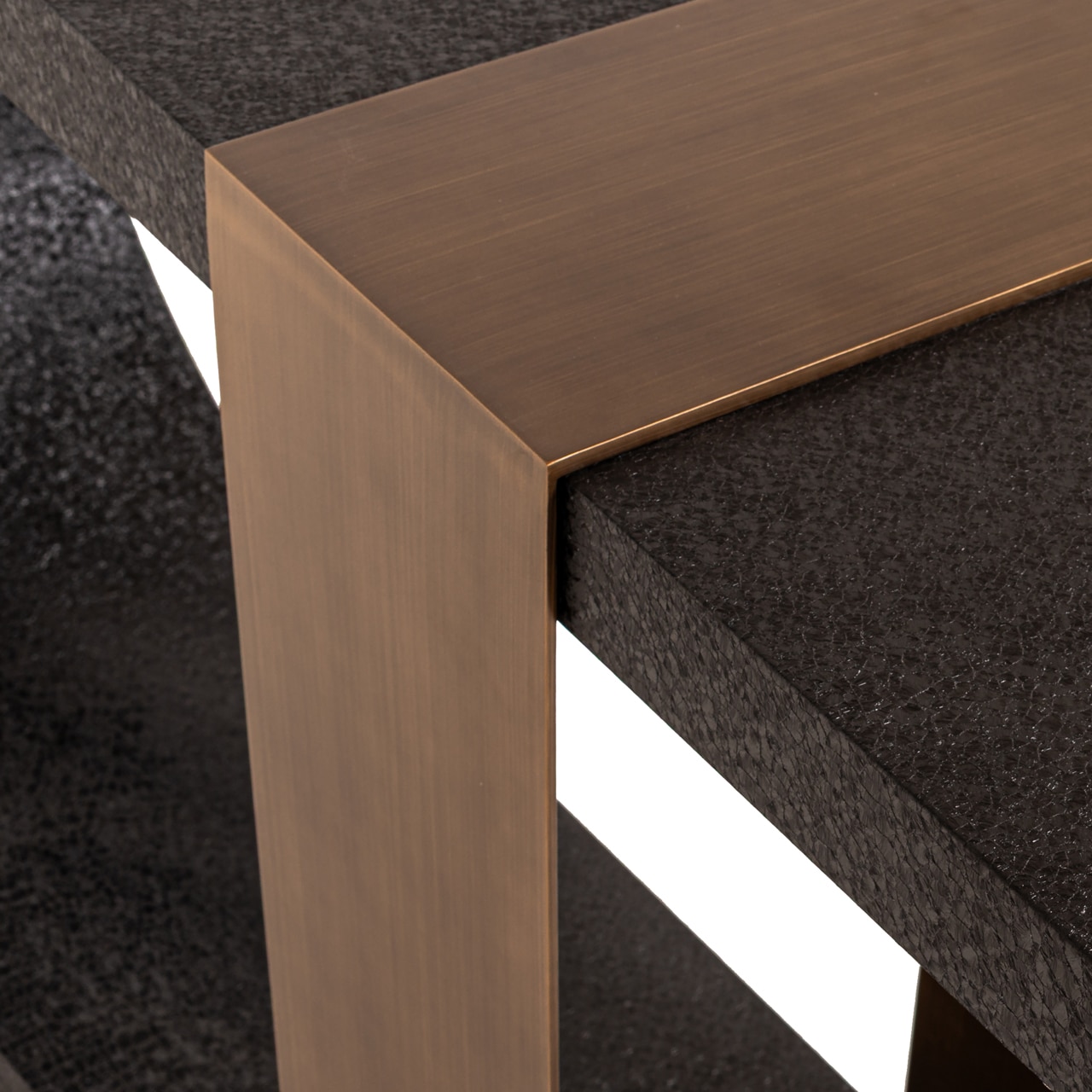 Richmond Interiors wandtafel Alexander Jones 150x36x76 cm metaal