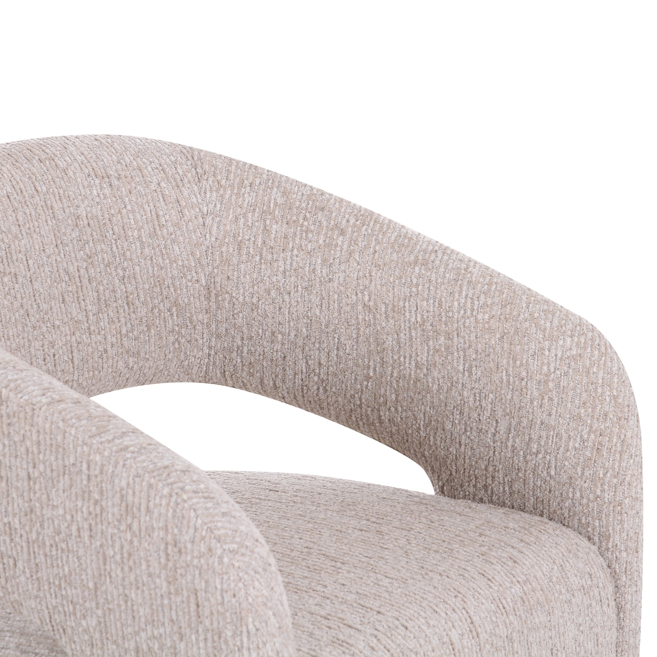 Richmond interiors eetkamerstoel Vixen met wieltjes natural linear