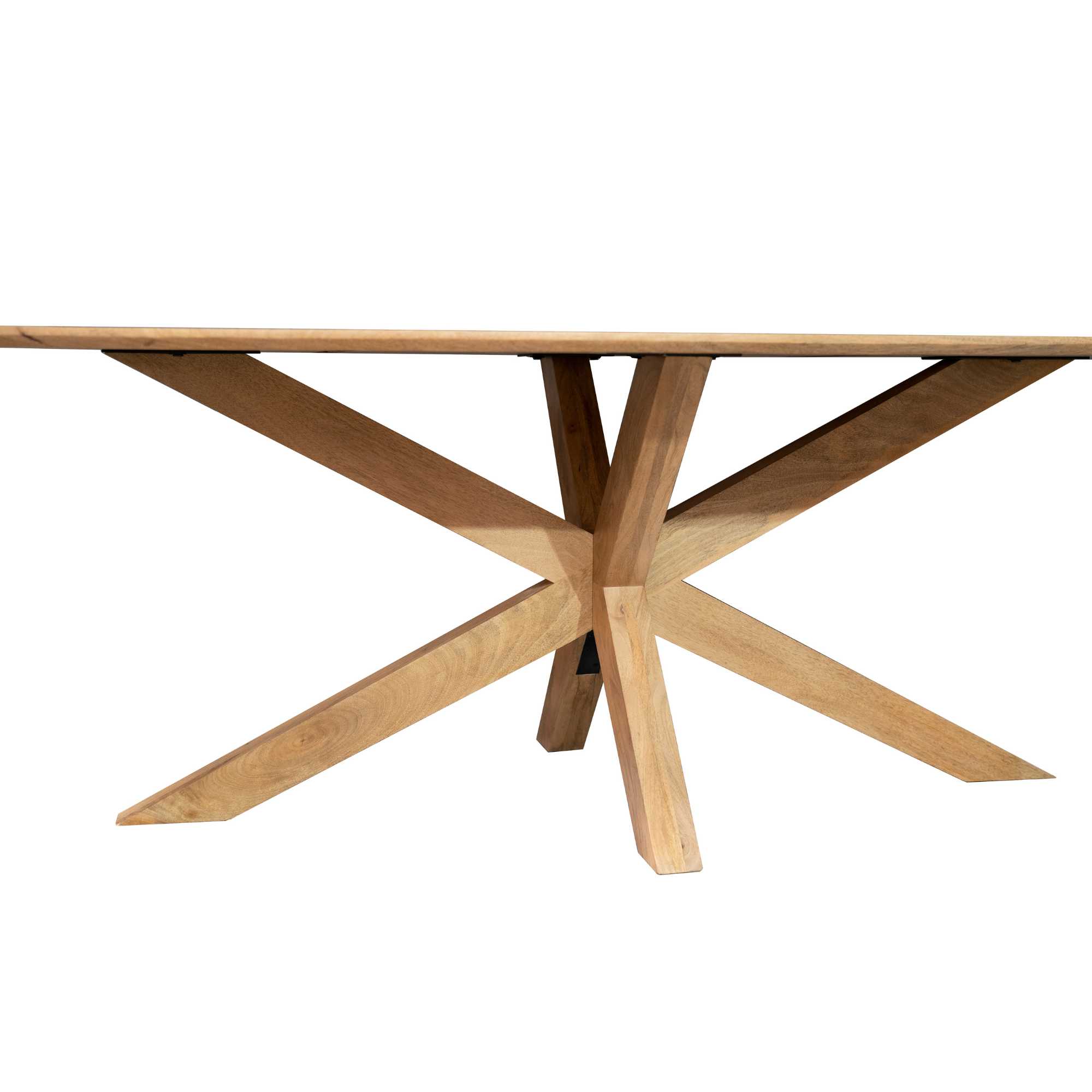 Starfurn Deens ovale eettafel Nina Naturel Mangohout 210 cm
