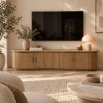 Eleonora tv meubel Josh 180x42x43 cm eiken bruin
