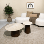 Livingfurn salontafel Brix Bottecino rond 45cm