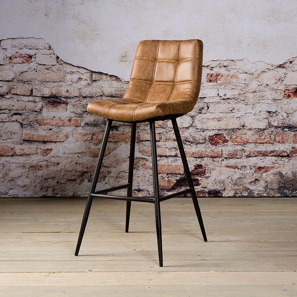 Tower Living barstoel Navarra cognac