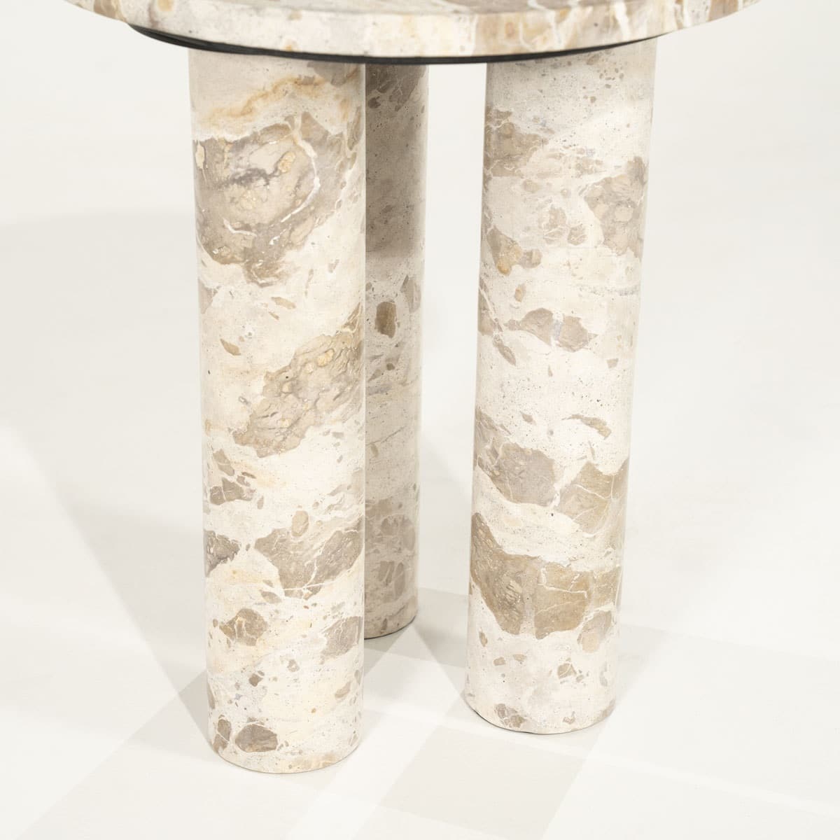 By-Boo bijzettafel Marmo 40x40x45 cm marmer