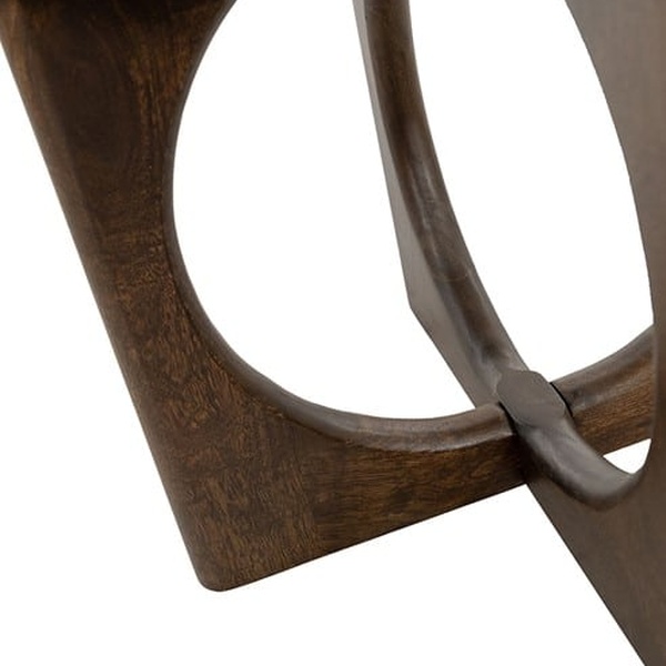 onderstel Nijwie MySons Salontafel Ø80, H40, Mango Brown Walnut - Zodiac Collection