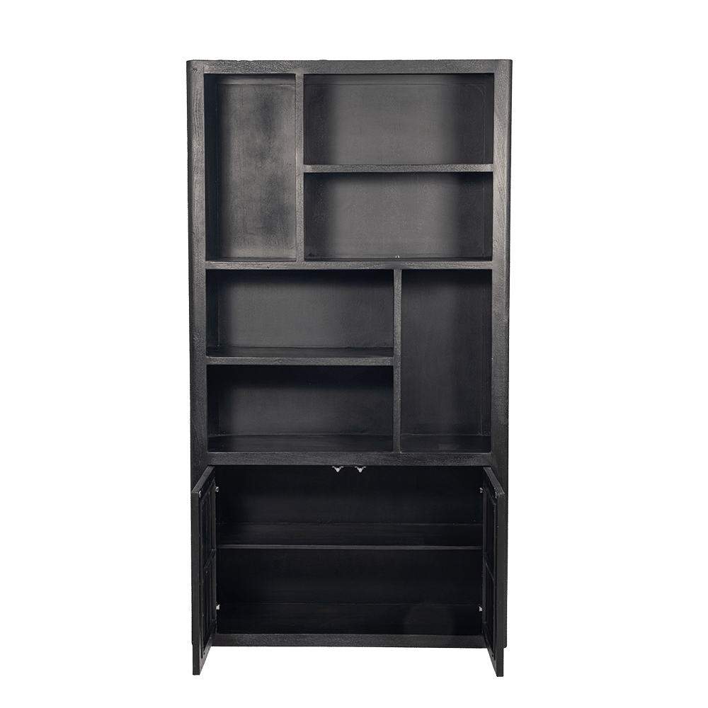 Tower Living boekenkast Tenna 120x45x220 cm mangohout