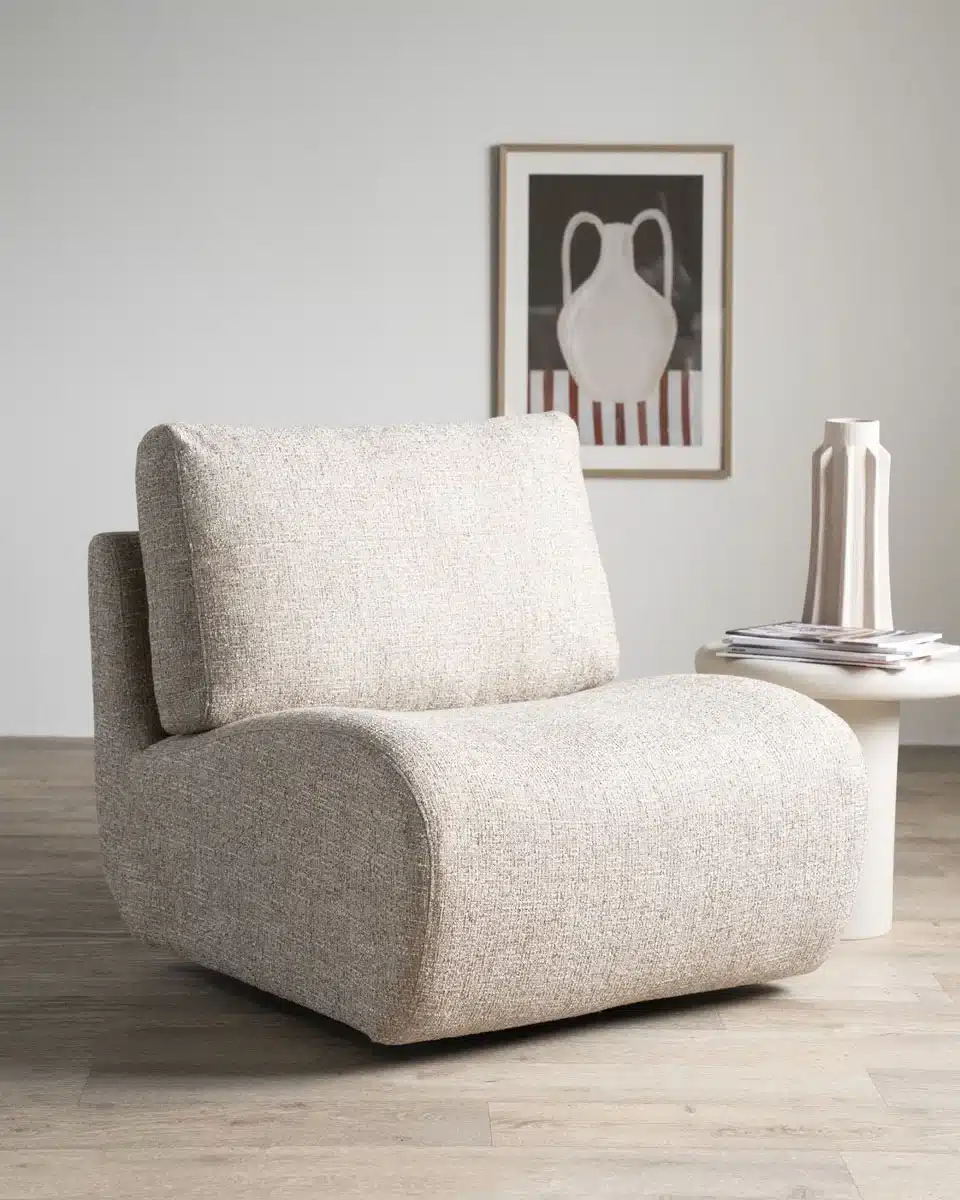 Eleonora fauteuil Lucia beige