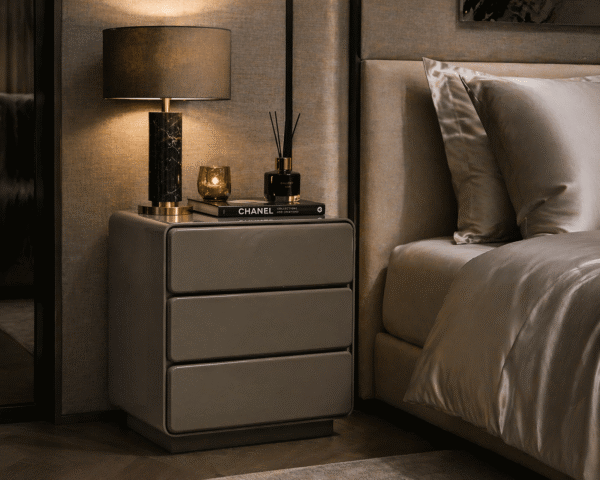 Richmond Interiors nachtkastje Demy groen 56,5x42,5x60 cm hout