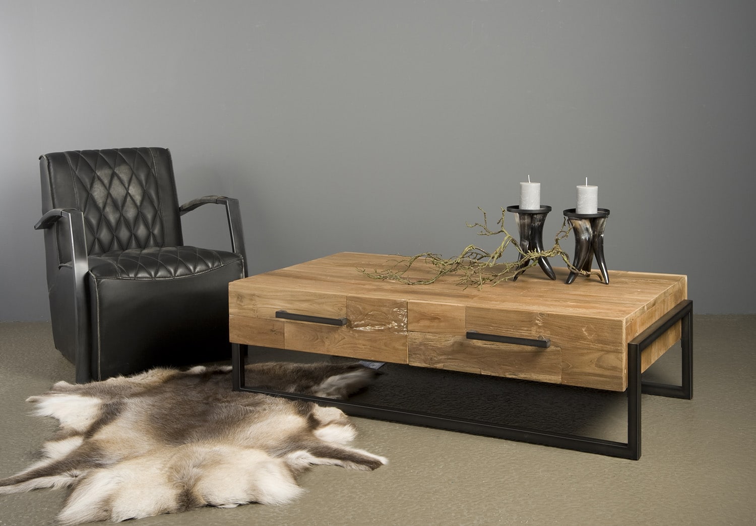SHOWMODEL Tower Living salontafel Potenza 141x75 cm teak