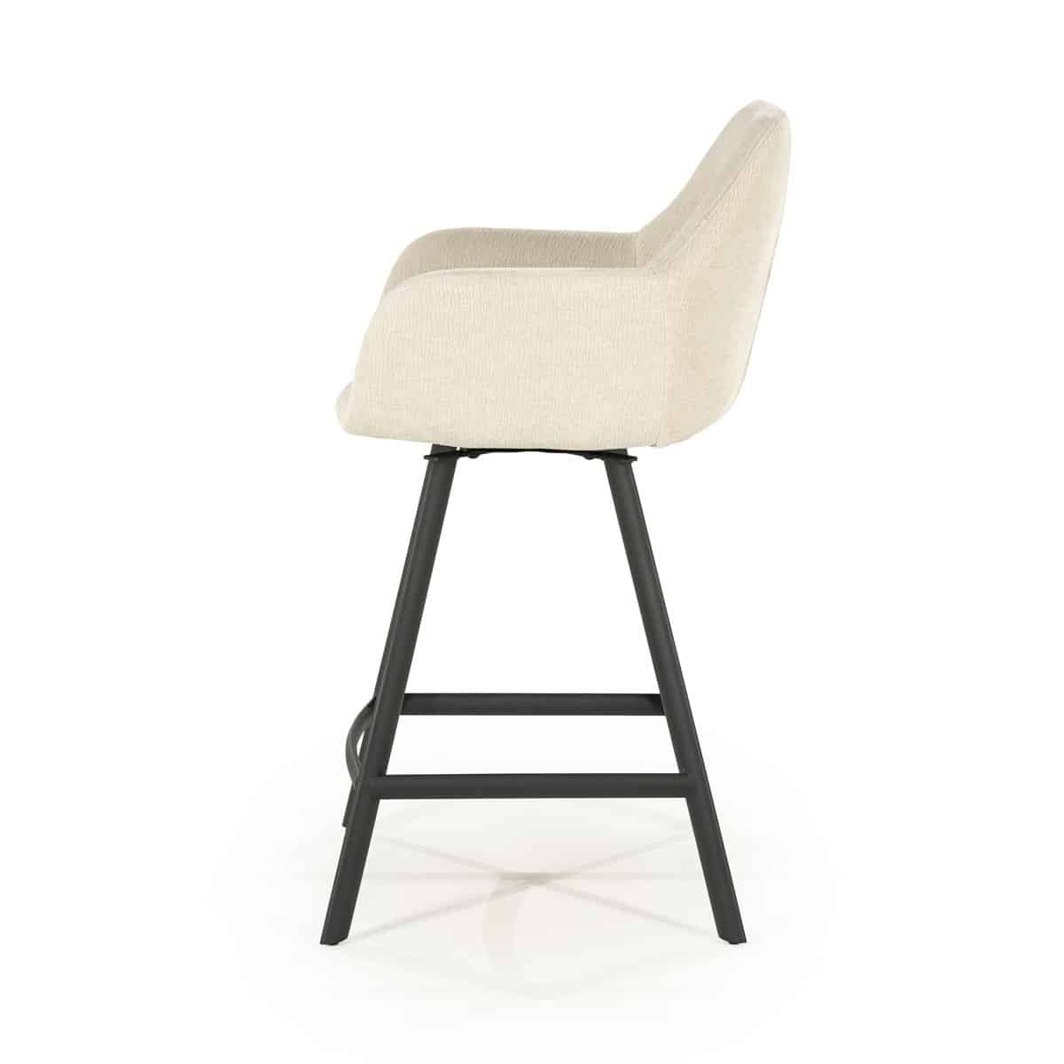 By-Boo barstoel Bliss met arm beige
