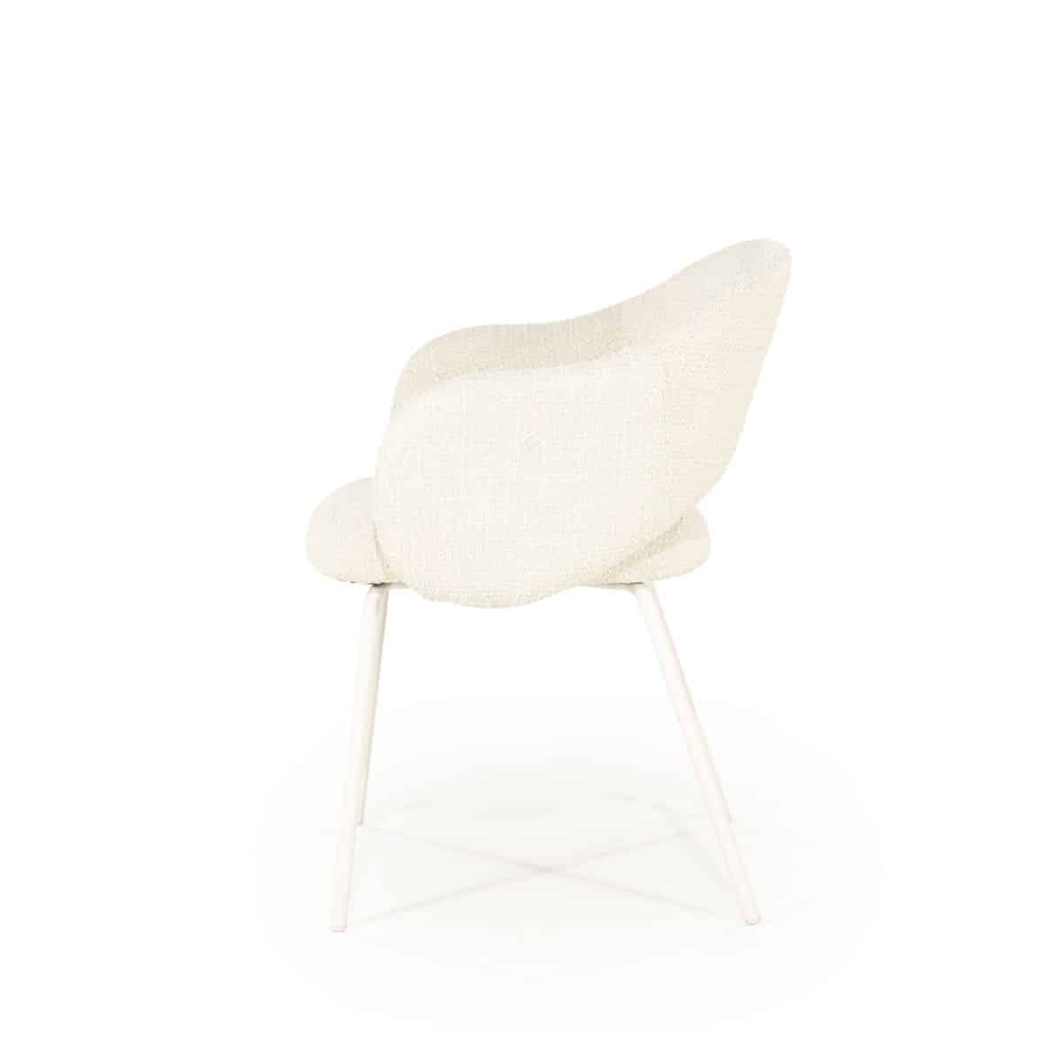 By-Boo eetkamerstoel Story met arm beige (set van 2)