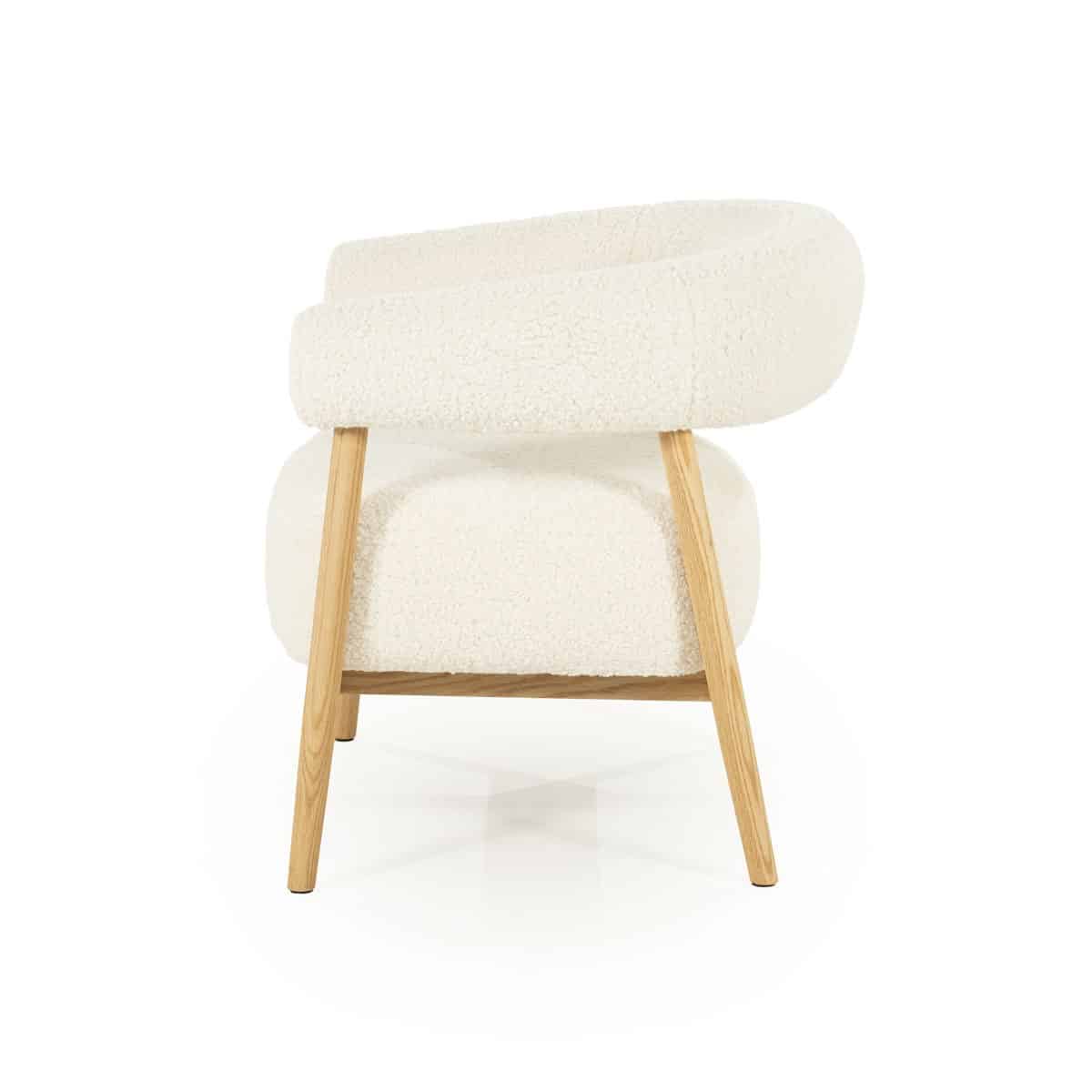 By-Boo fauteuil Mysa met arm beige