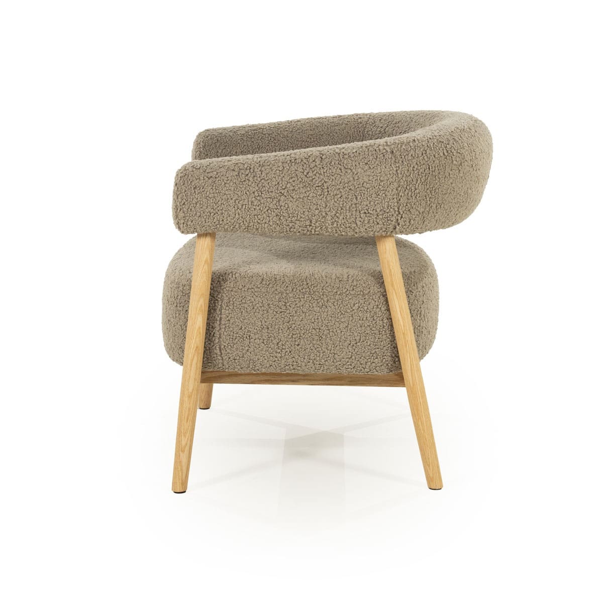 By-Boo fauteuil Mysa met arm taupe